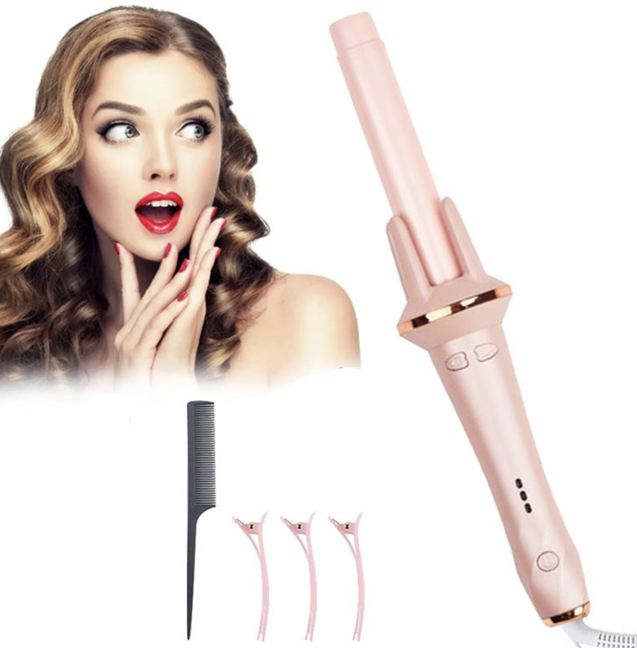 Плойка професійна Hair Curler LY-884 ∙ Професійні електричні LY-884 щипці для завивки волосся