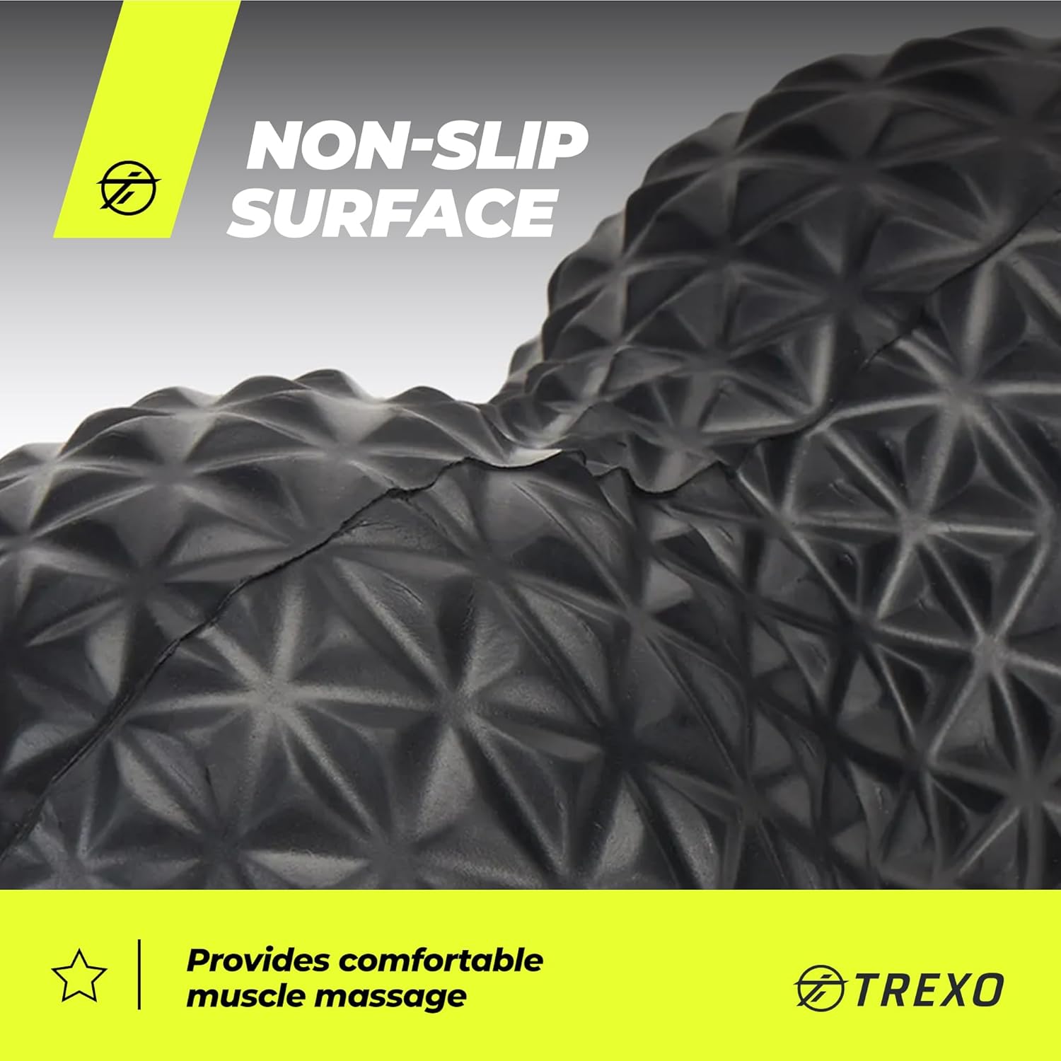 Фітнес-ролик із подвійним масажним м’ячем 16×9 см ∙ Набір для масажу ND-5274 - мініатюра 2