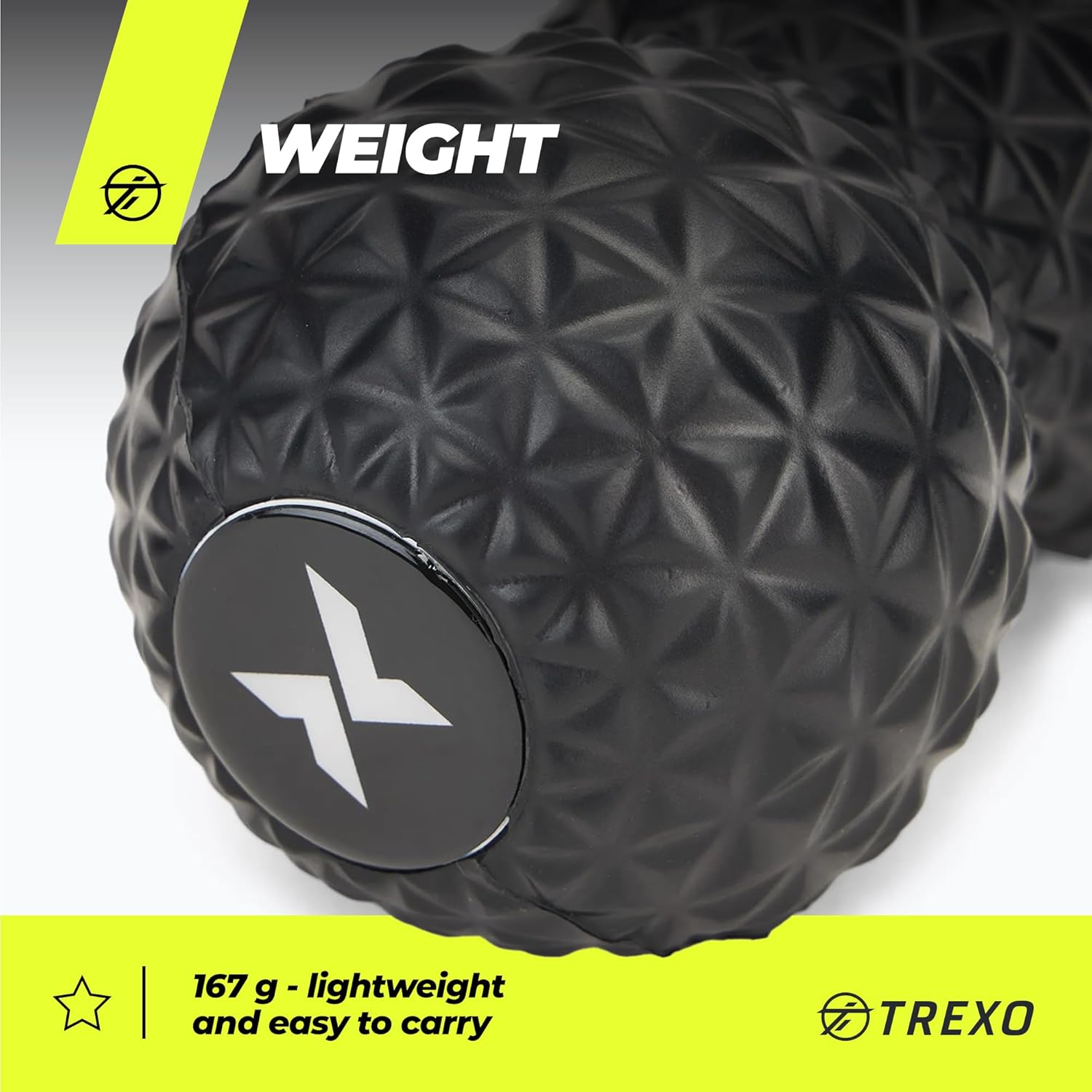 Фітнес-ролик із подвійним масажним м’ячем 16×9 см ∙ Набір для масажу ND-5274 - мініатюра 6