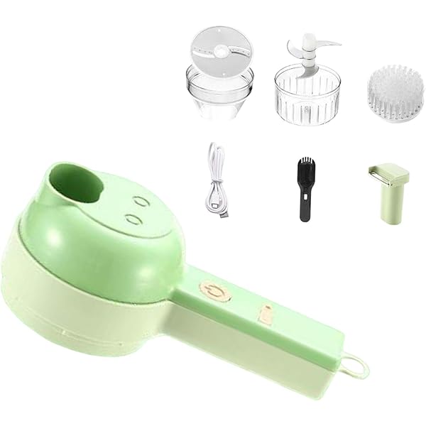 Ручний електричний різак для овочів 4 в 1 ∙ Електричний подрібнювач Food Chopper Catling