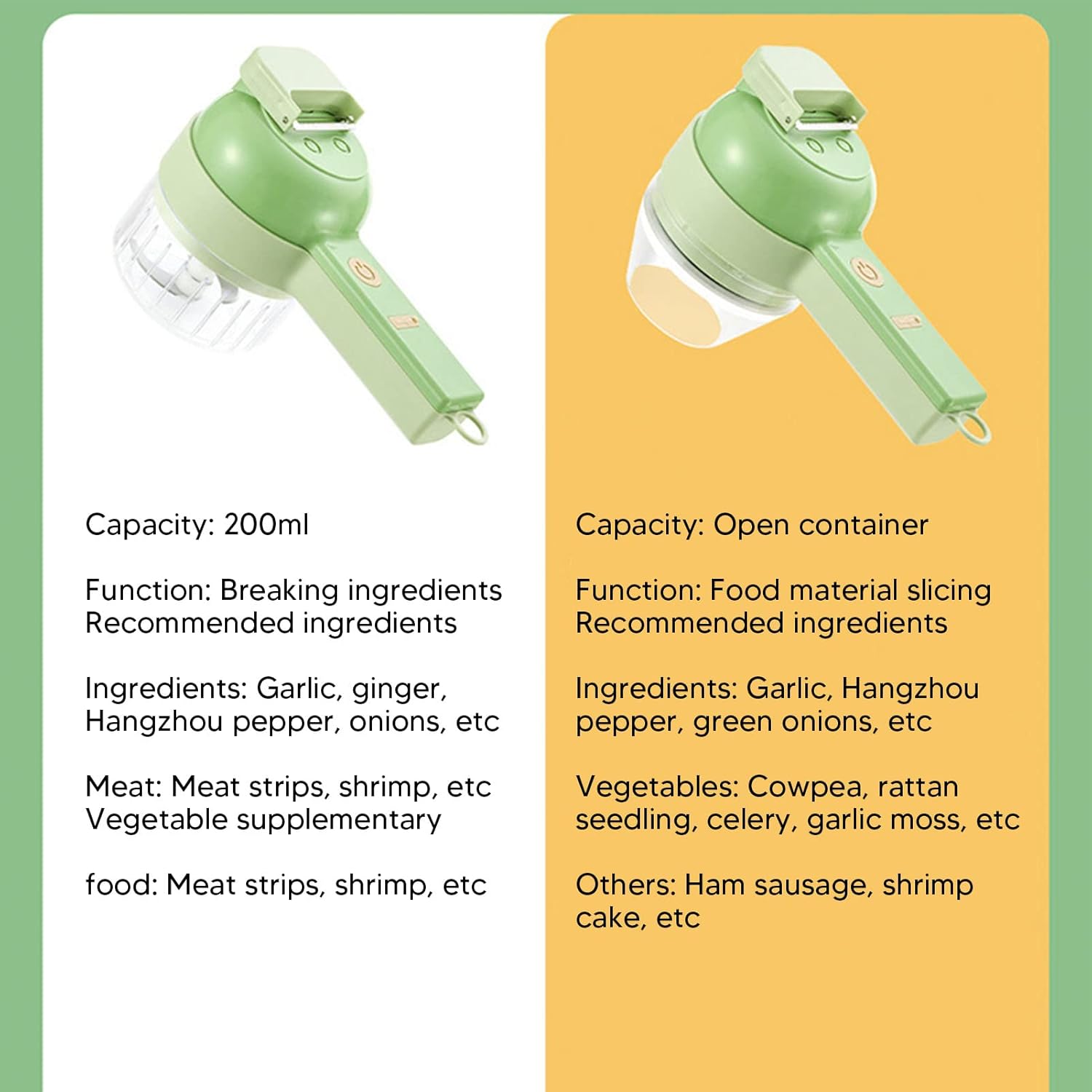 Ручний електричний різак для овочів 4 в 1 ∙ Електричний подрібнювач Food Chopper Catling - мініатюра 7