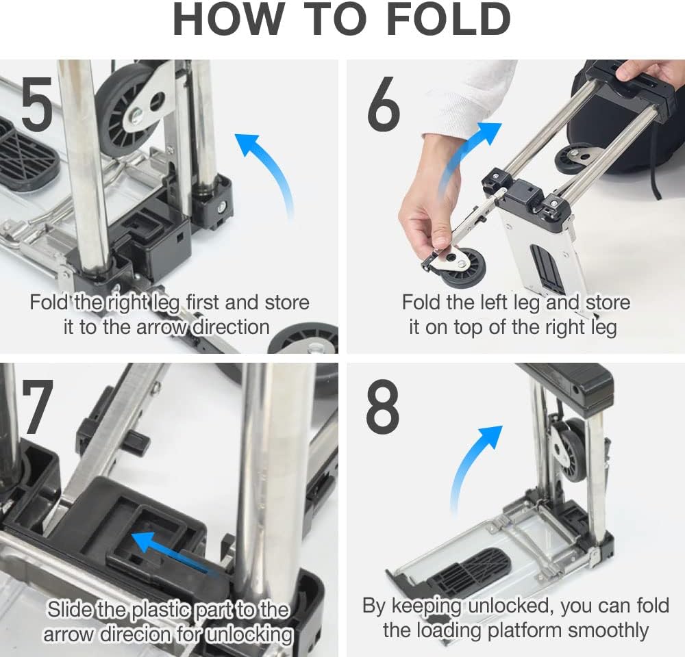 Складна візок для покупок ∙ Універсальний візок для покупок - мініатюра 3