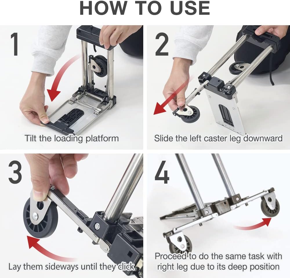 Складна візок для покупок ∙ Універсальний візок для покупок - мініатюра 4