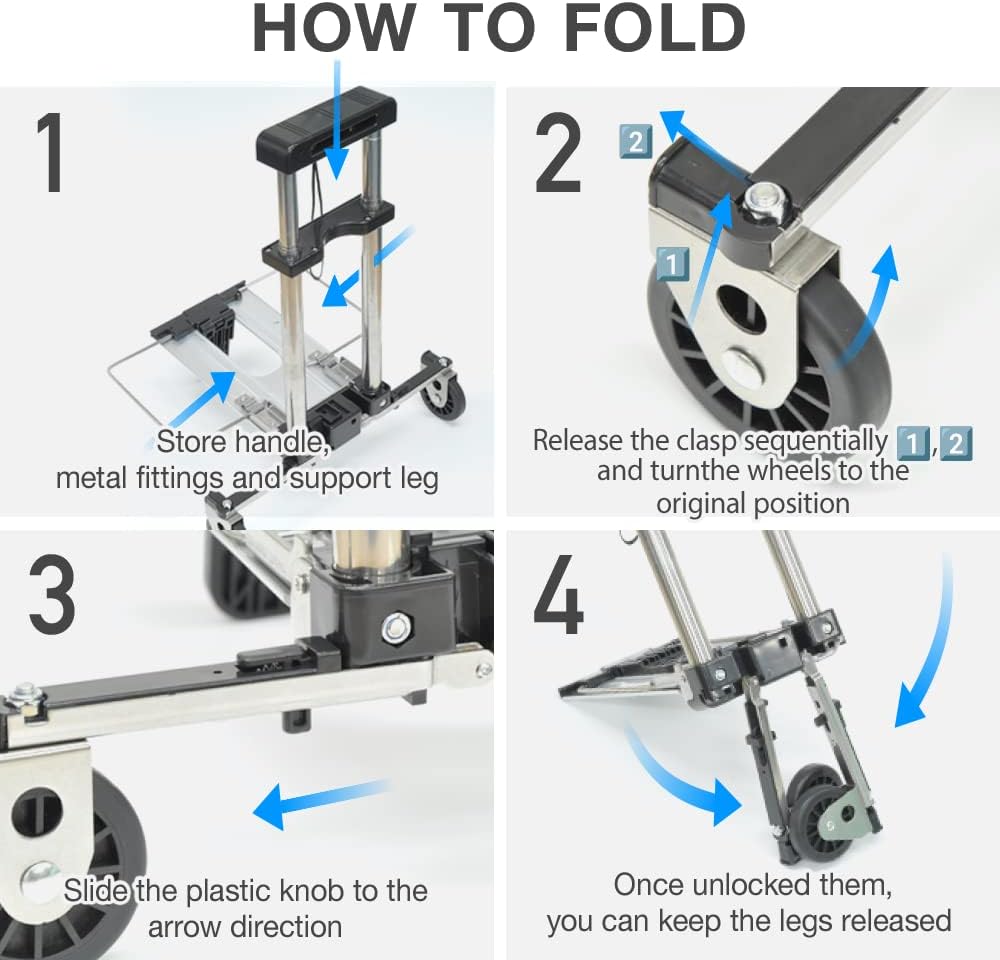 Складна візок для покупок ∙ Універсальний візок для покупок - мініатюра 5