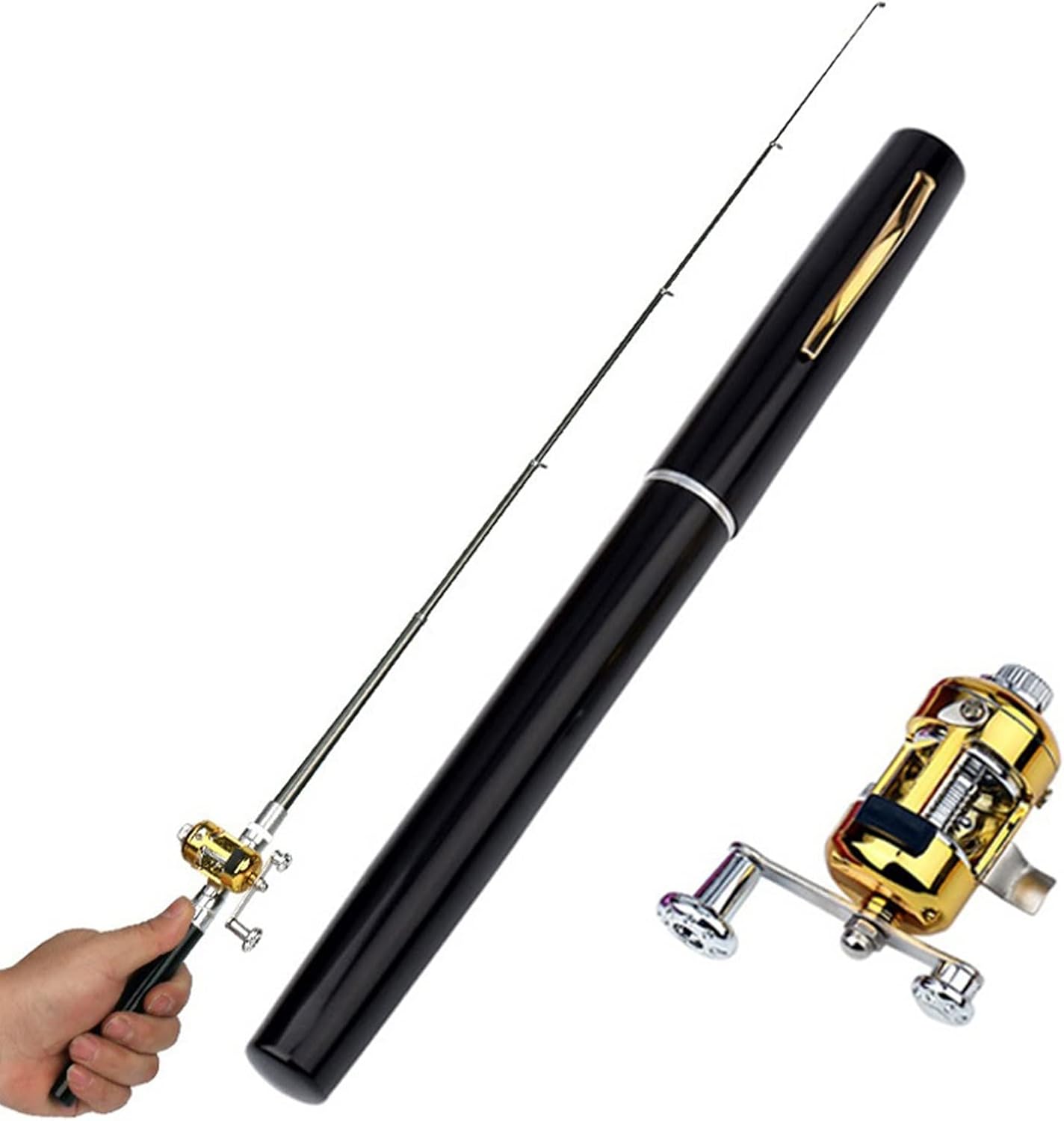 Кишенькова міні-вудка Fish Rod in Pen Case ∙ Вудка у вигляді ручки Fish Rod in Pen Case - мініатюра 9