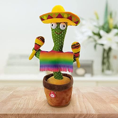 Інтерактивна іграшка Говорящий кактус для дітей ∙ Кактус мексиканець від USB в одежі - мініатюра 2