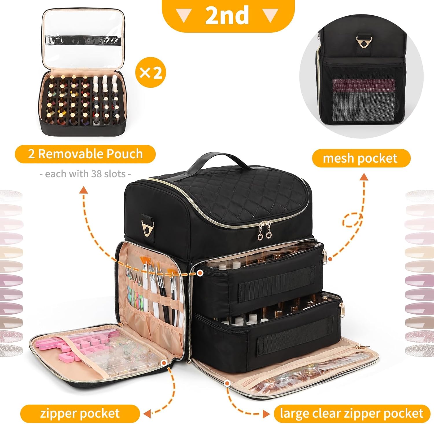 Органайзер для манікюру та косметики Catling ∙ Сумка-органайзер для косметики - мініатюра 3