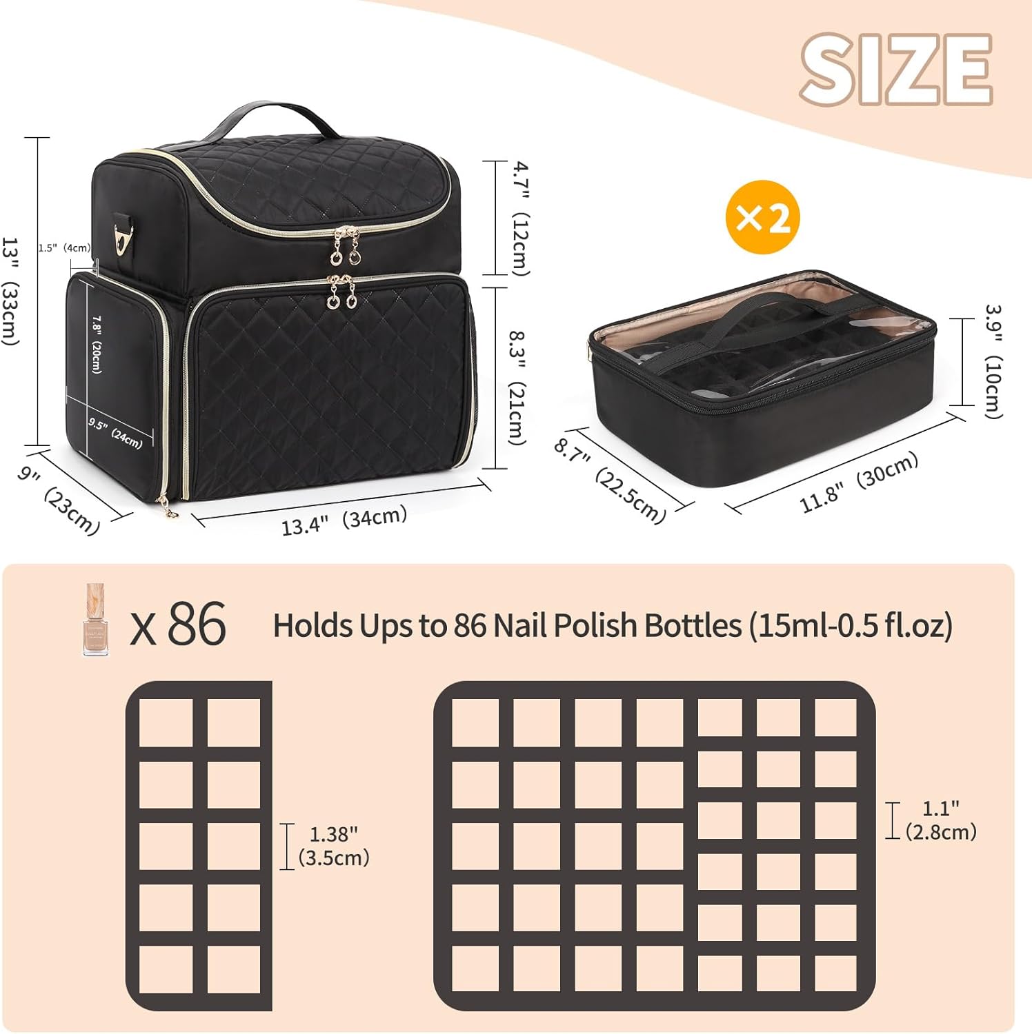 Органайзер для манікюру та косметики Catling ∙ Сумка-органайзер для косметики - мініатюра 4