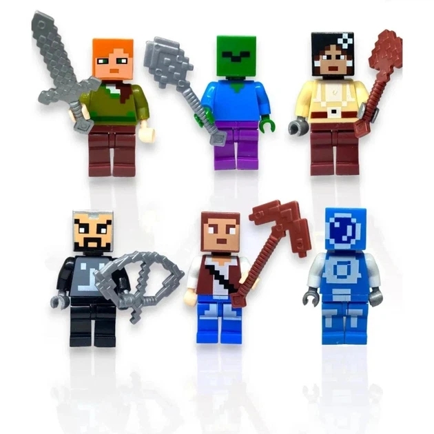 Дитячий магнітний конструктор Minecraft Млин з річкою з 267 блоків ∙ Магнітний конструктор Minecraft з 267 блоків для творчості та розваг - мініатюра 4