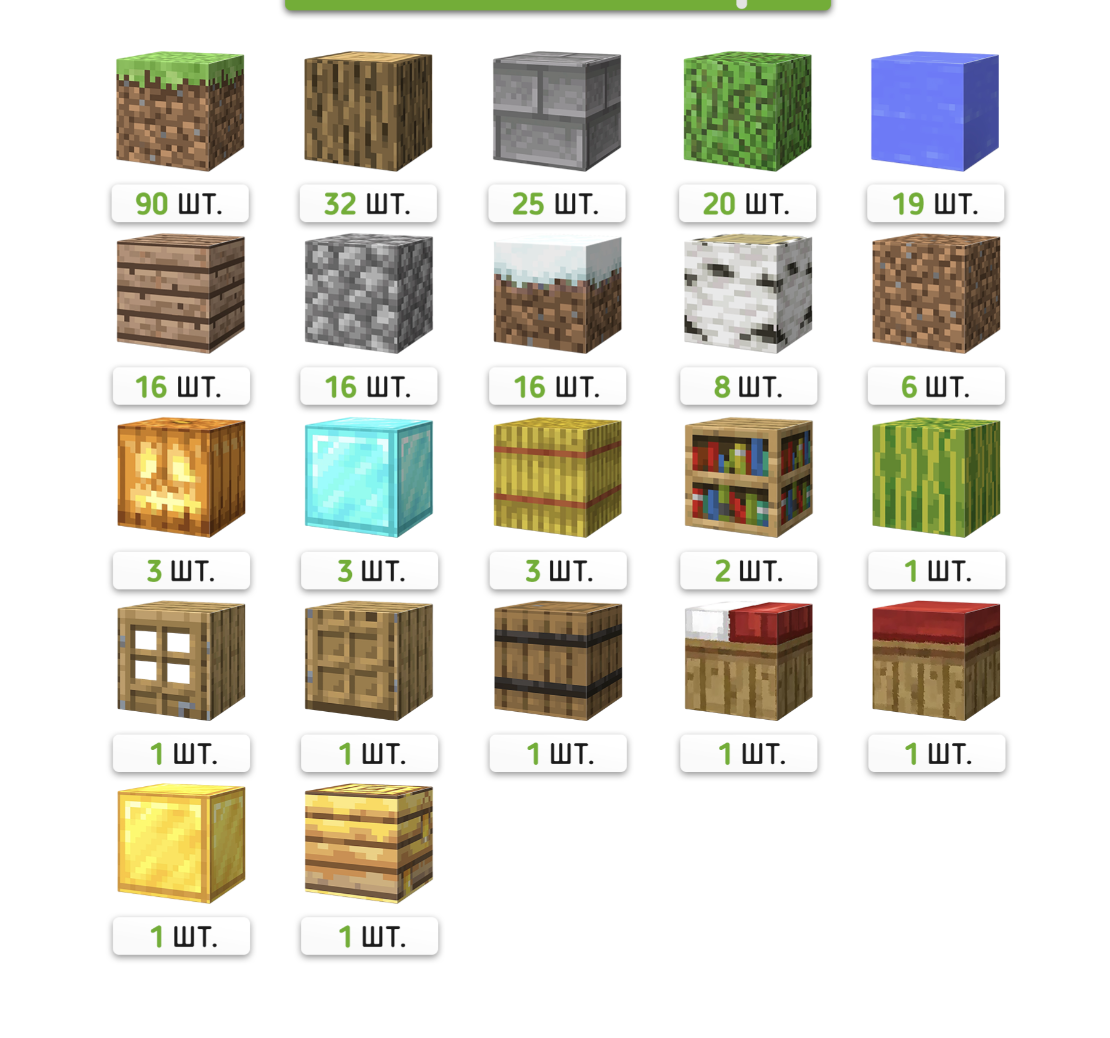 Дитячий магнітний конструктор Minecraft Млин з річкою з 267 блоків ∙ Магнітний конструктор Minecraft з 267 блоків для творчості та розваг - мініатюра 5