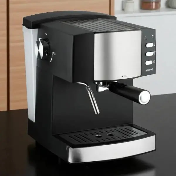 Домашня кавоварка MS-113 з капучинатором 850 Вт з кнопковим керуванням ∙ Кавоварка Domotec MS-113 850W з функцією капучино - мініатюра 2