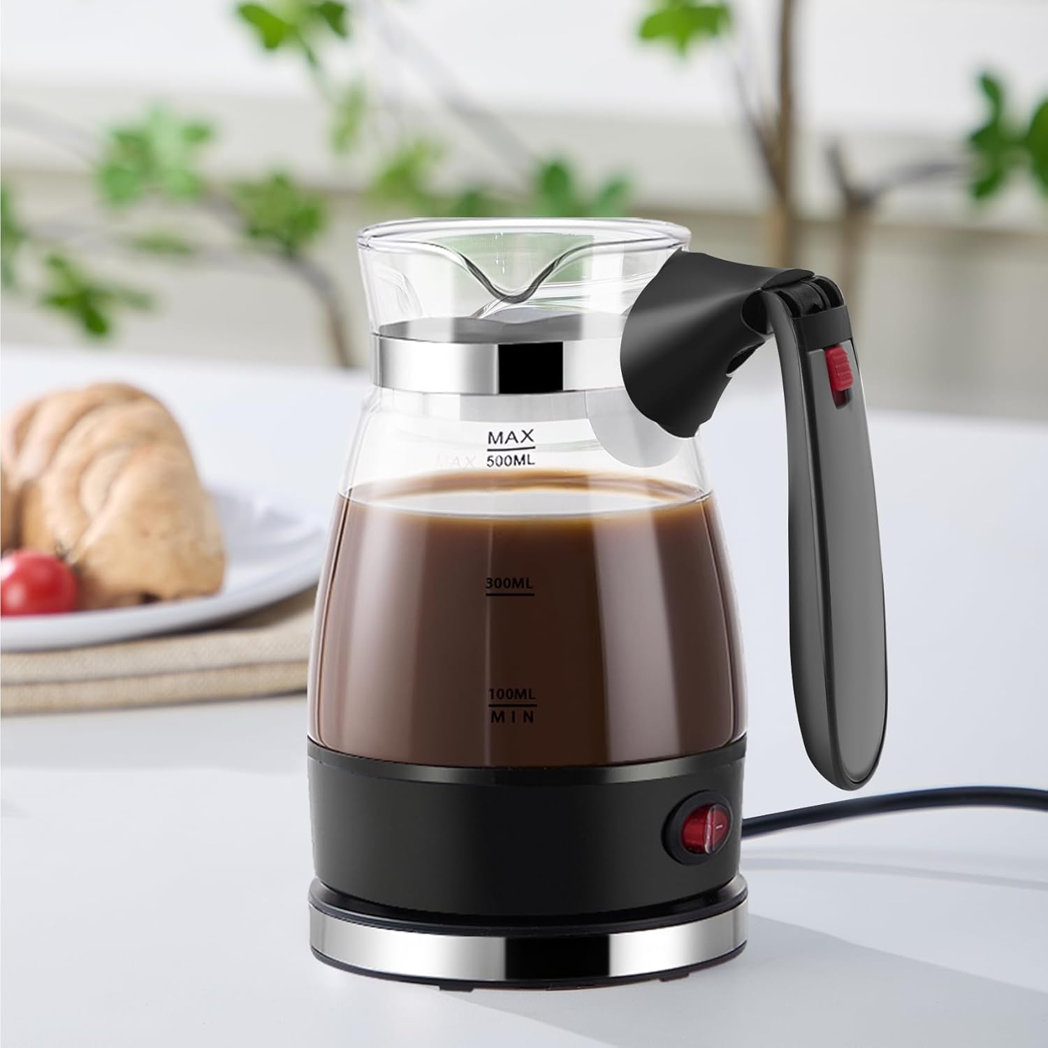 Електричний кавоварка R-128 0,5 л 600 Вт ∙ Компактна кавоварка R-128 для дому - мініатюра 3