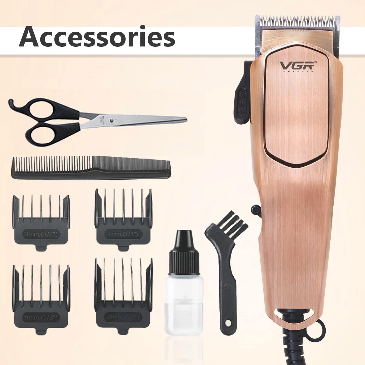 Професійна машинка для стрижки GR V-131 ∙ Машинка для стрижки VGR V-131 - мініатюра 3