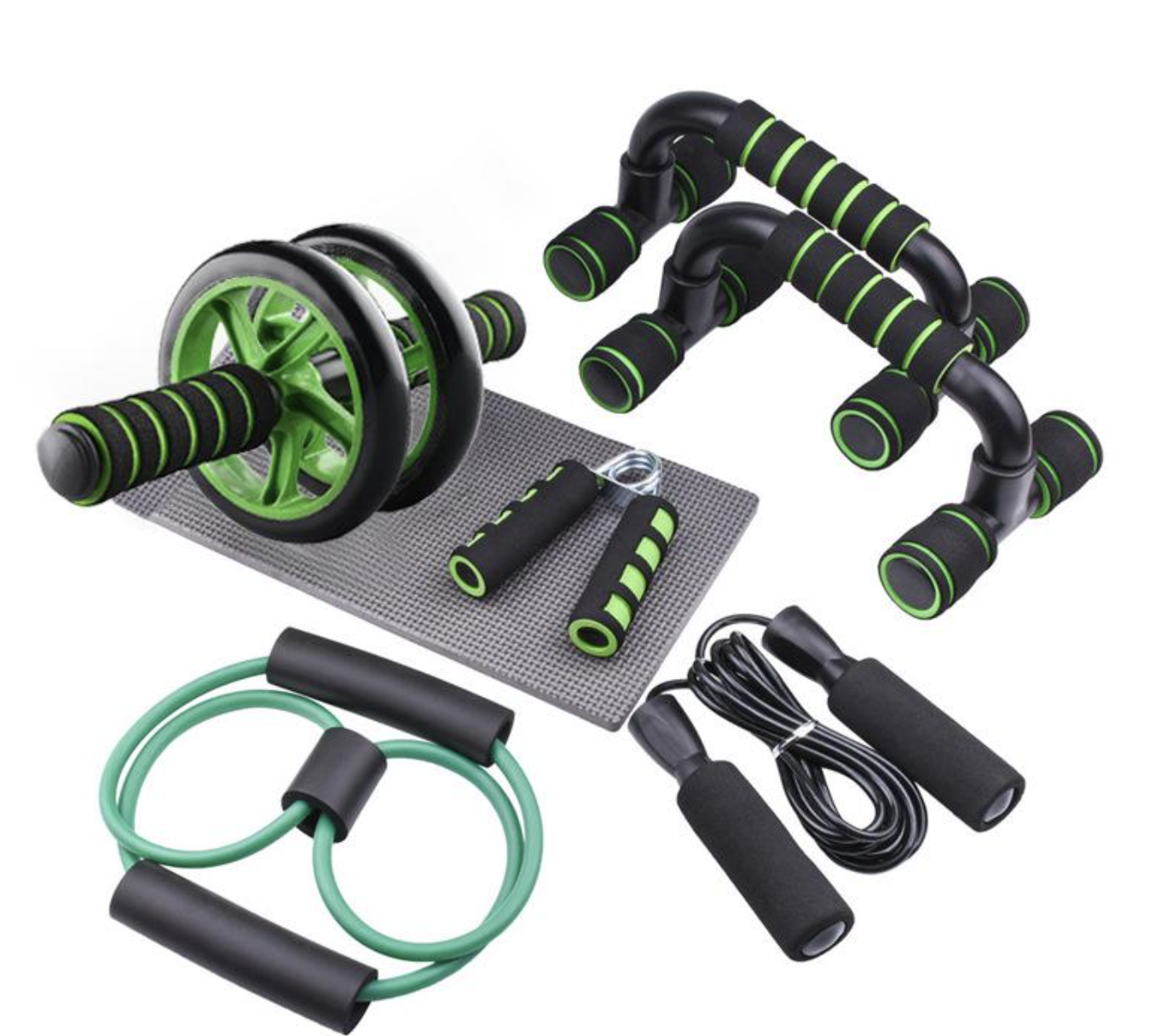 Універсальний комплект для тренувань 7-в-1 повний тренажерний набір для дому ∙ Набір для домашнього тренажерного залу 7 в 1 - мініатюра 8