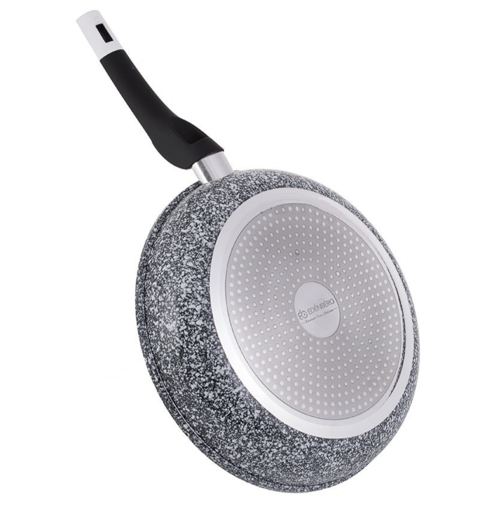 Глибока сковорода UNIQUE UN-5114-22 з антипригарним грантовим покриттям ∙ Сковорода UNIQUE UN-5114-22 з кришкою - мініатюра 3