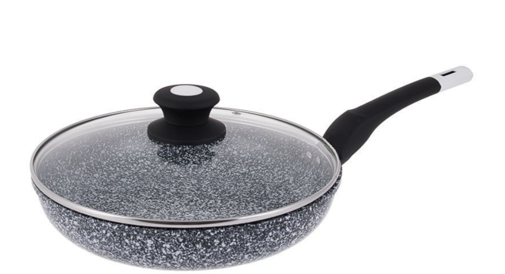 Глибока сковорода UNIQUE UN-5114-22 з антипригарним грантовим покриттям ∙ Сковорода UNIQUE UN-5114-22 з кришкою - мініатюра 5