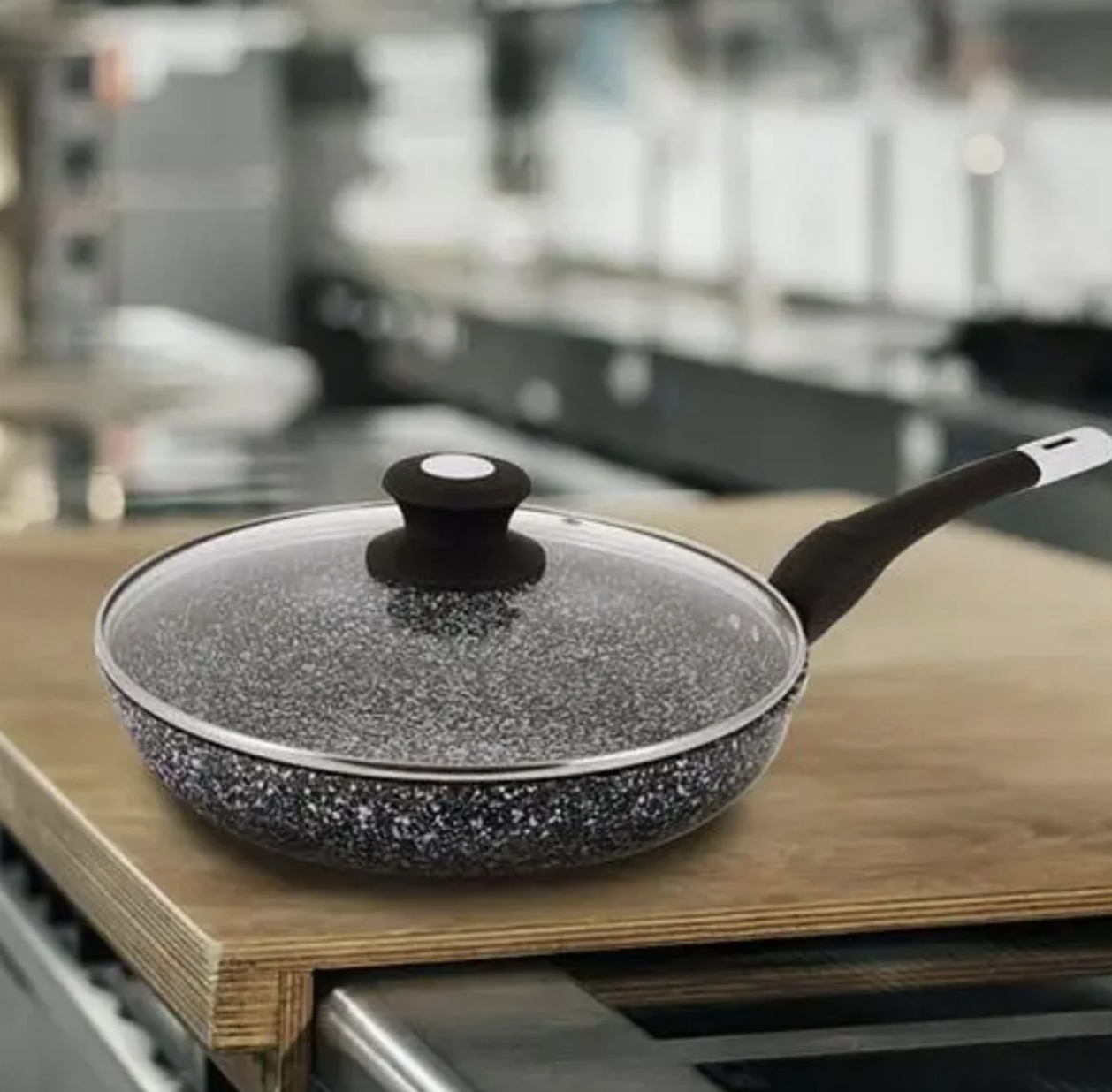 Сковорода UNIQUE UN-5132 18 см з антипригарним грантовим покриттям ∙ Глибока сковорода UNIQUE UN-5132 18 см з алюмінію - мініатюра 8