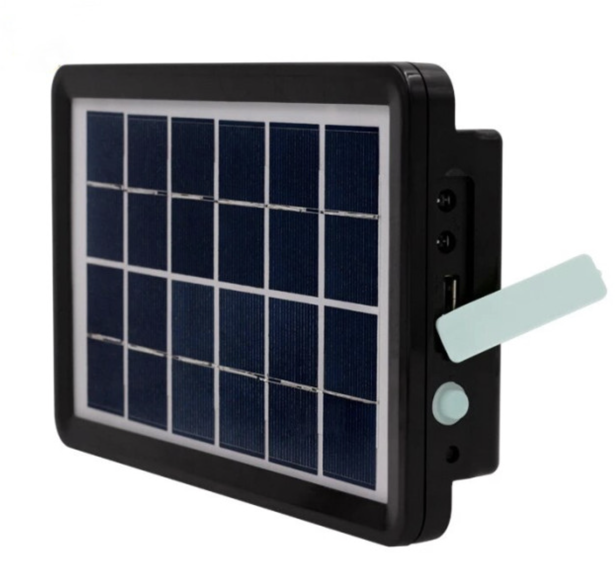 Портативна сонячна система EP-05 6V3W з літієвою батареєю, двома LED лампами та можливістю підзарядки телефону ∙ Лампа-прожектор EP-05 із сонячною панеллю 6V3W - мініатюра 5