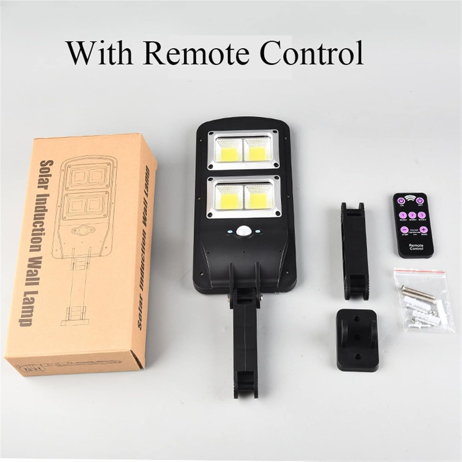 Прожектор LED настінний LL-68T сенсорний вуличний із сонячною панеллю та пультом ∙ Вуличний LED-прожектор LL-68T із сонячною батареєю та пультом - мініатюра 5