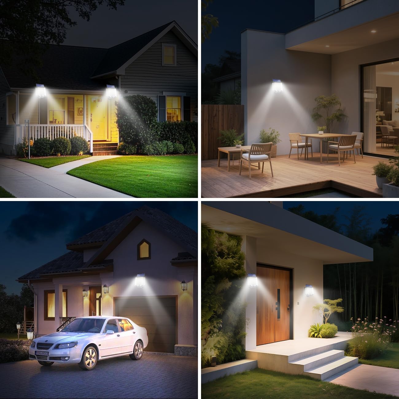 Прожектор LED настінний YT-66 сенсорний вуличний із сонячною панеллю та пультом ∙ Вуличний сонячний LED-світильник YT-66 з датчиком руху - мініатюра 7