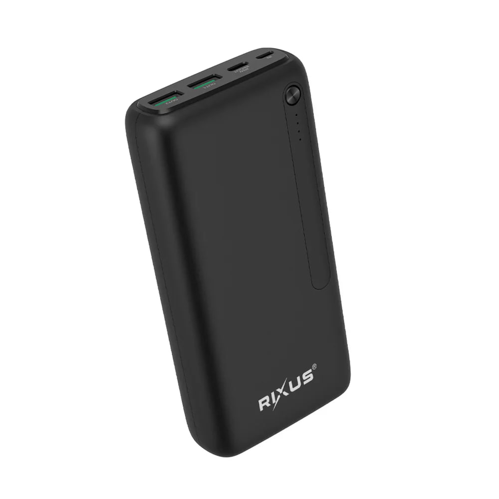 Універсальний портативний RIXUS 30000 mAh акумулятор для подорожей ∙ Повербанк RIXUS 30000 mAh для смартфонів - мініатюра 3