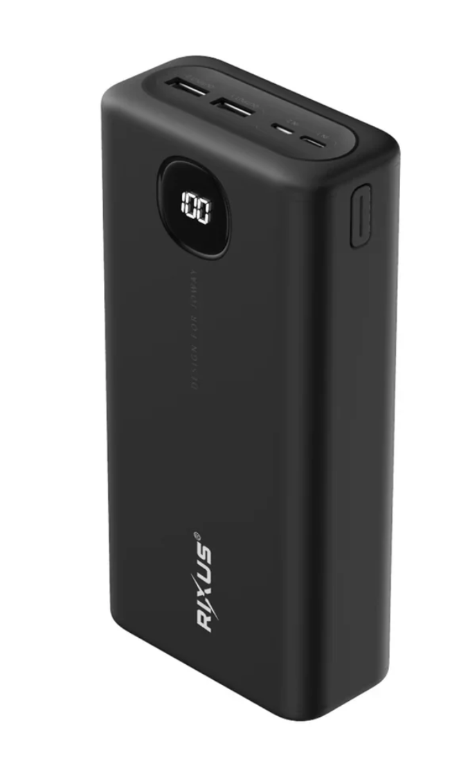 Універсальна мобільна батарея Power Bank 40000 mAh RIXUS RXPB40 22.5W ∙ Повербанк RIXUS RXPB40 PD22.5W - мініатюра 4