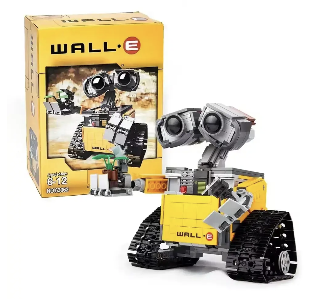 Конструктор робот Валлі WALL-E 687 деталей з рухомими руками та колесами ∙ 3D конструктор Будівельні Блоки Робот Валлі 687 деталей