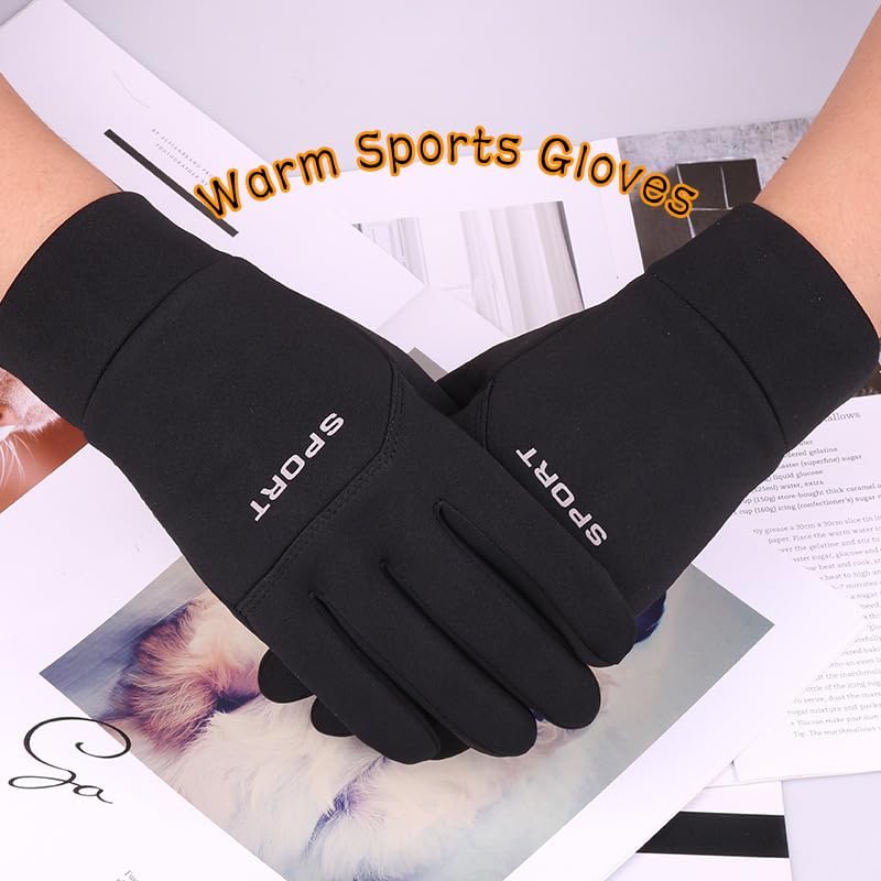 Зимові теплі водонепроникні рукавички для їзди на велосипеді, бігу, мотоцикла та лижного спорту ∙ Сенсорні рукавички для смартфона - мініатюра 2