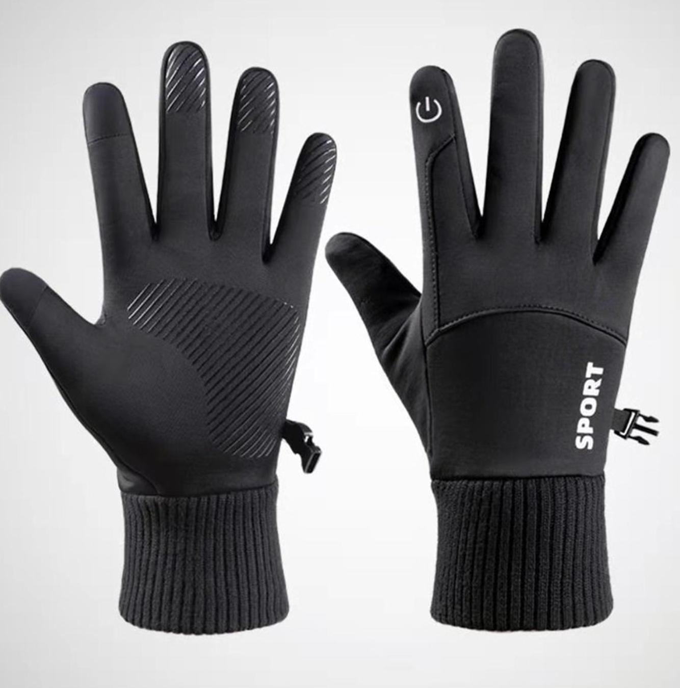 Зимові теплі водонепроникні рукавички для їзди на велосипеді, бігу, мотоцикла та лижного спорту ∙ Сенсорні рукавички для смартфона - мініатюра 9