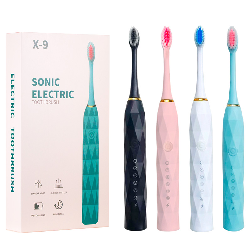 Звукова зубна щітка Sonic E-X9 з ультразвуковою технологією ∙ Зубна щітка Sonic E-X9 з 4 насадками - мініатюра 3