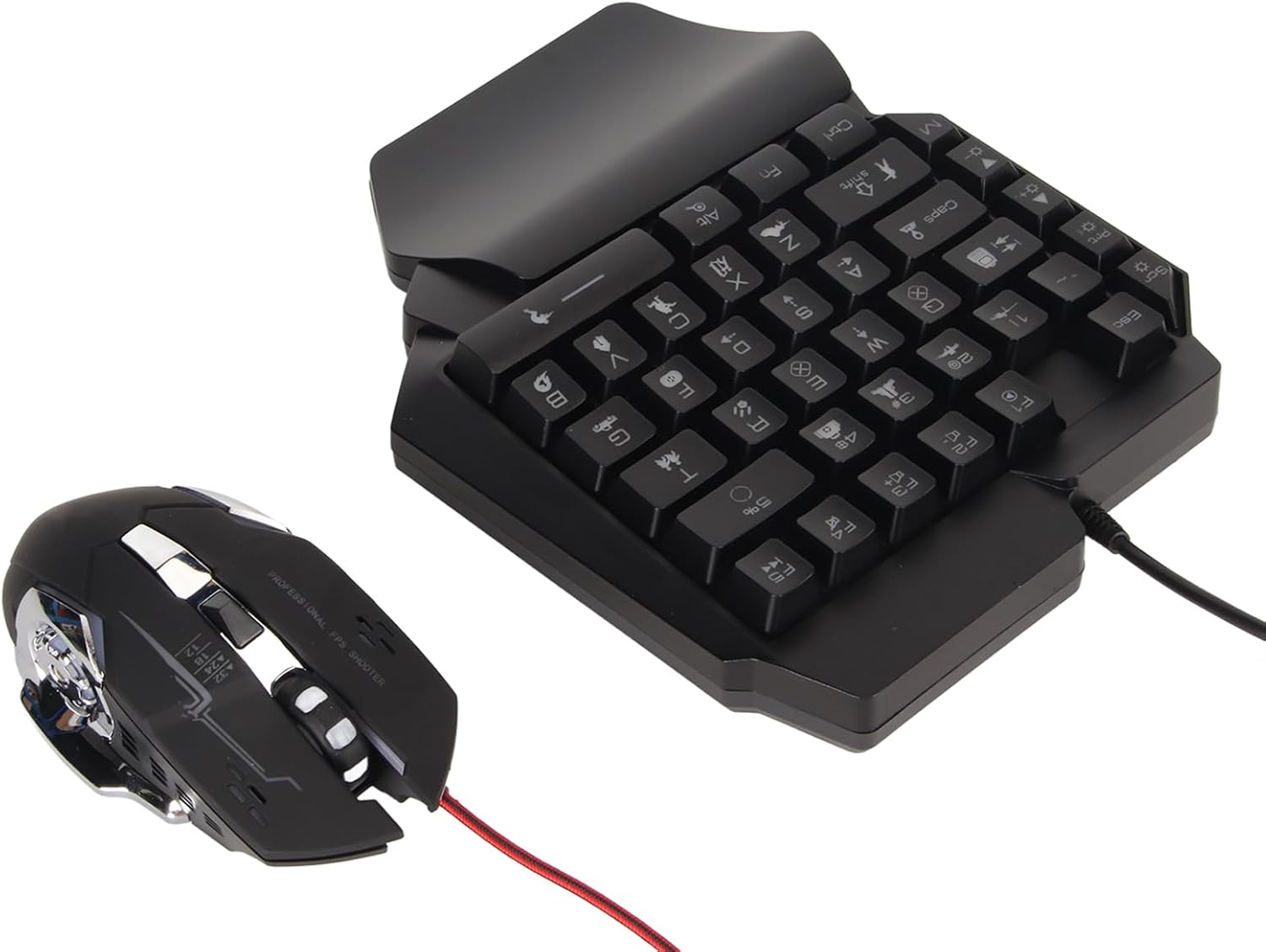 Набір клавіатури та миші з трьох частин Mix Pro ∙ Клавіатура та миша Mix Pro з RGB-підсвіткою та адаптером - мініатюра 2