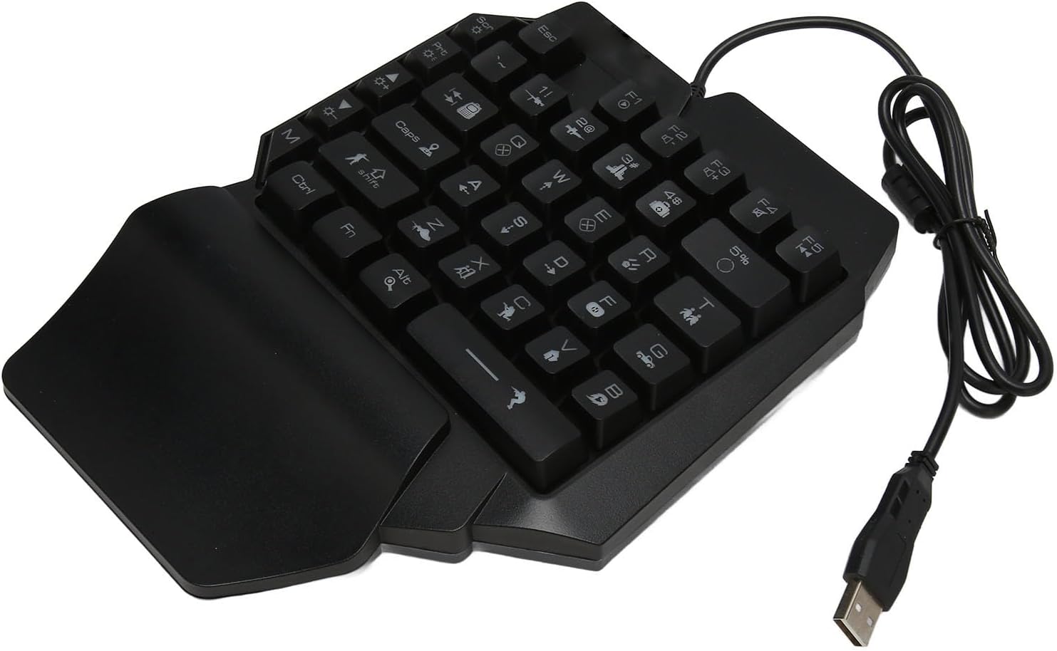 Набір клавіатури та миші з трьох частин Mix Pro ∙ Клавіатура та миша Mix Pro з RGB-підсвіткою та адаптером - мініатюра 9