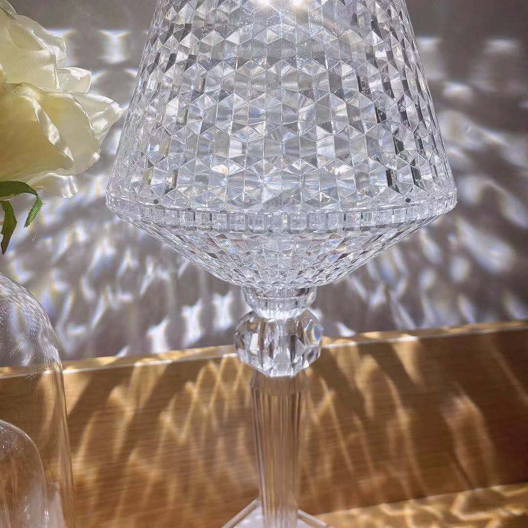 Нічник-лампа 3D Кристал акумуляторний із сенсорним керуванням та 3 режимами 26 см ∙ Лампа-нічник 3D Кристал із сенсорним керуванням - мініатюра 10