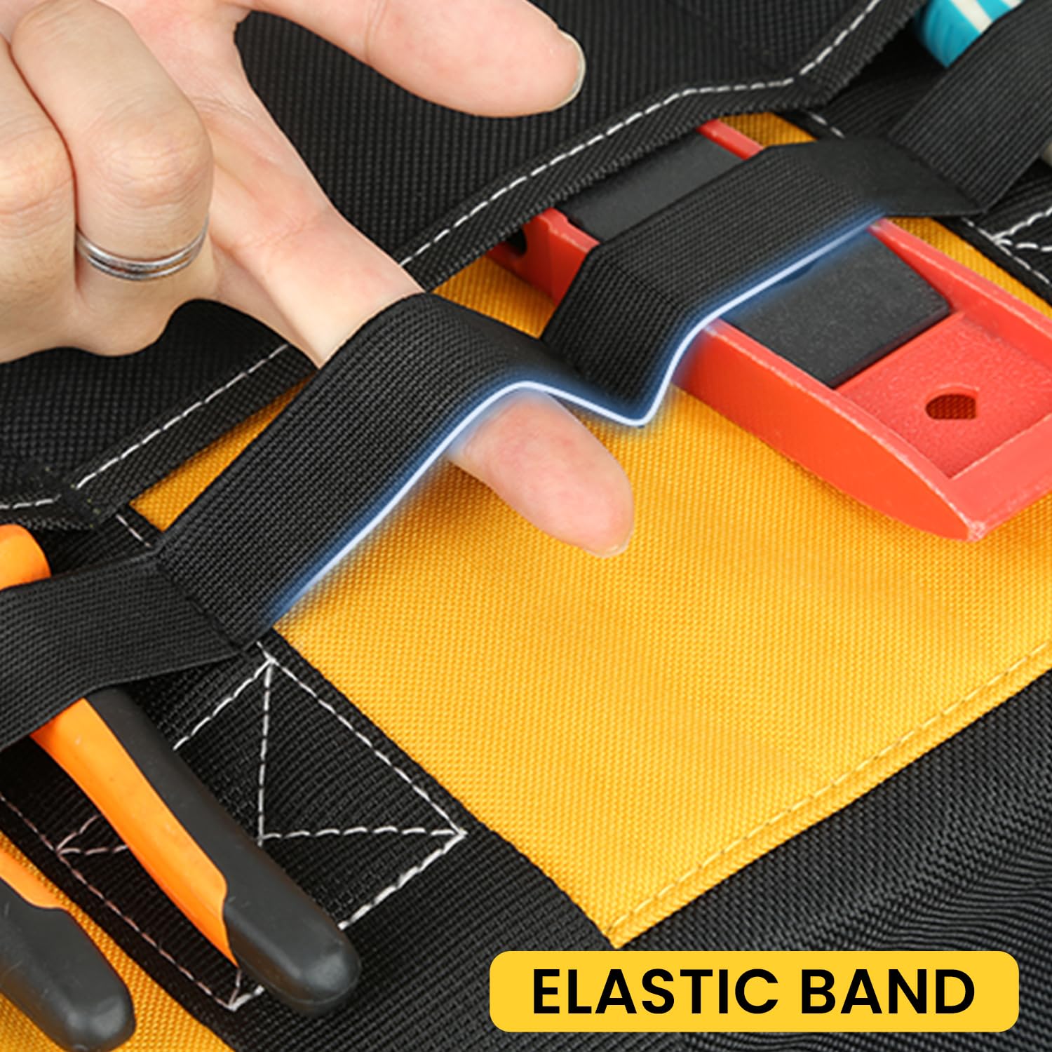 Міцна чоловіча сумка WINHUNT для інструментів з м’якою ручкою ∙ Сумка WINHUNT для зберігання та перенесення інструменту - мініатюра 6