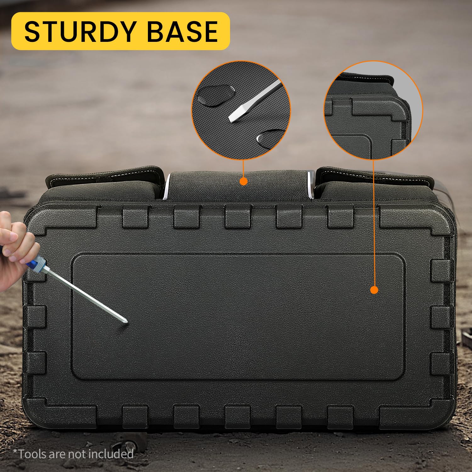Міцна чоловіча сумка WINHUNT для інструментів з м’якою ручкою ∙ Сумка WINHUNT для зберігання та перенесення інструменту - мініатюра 9