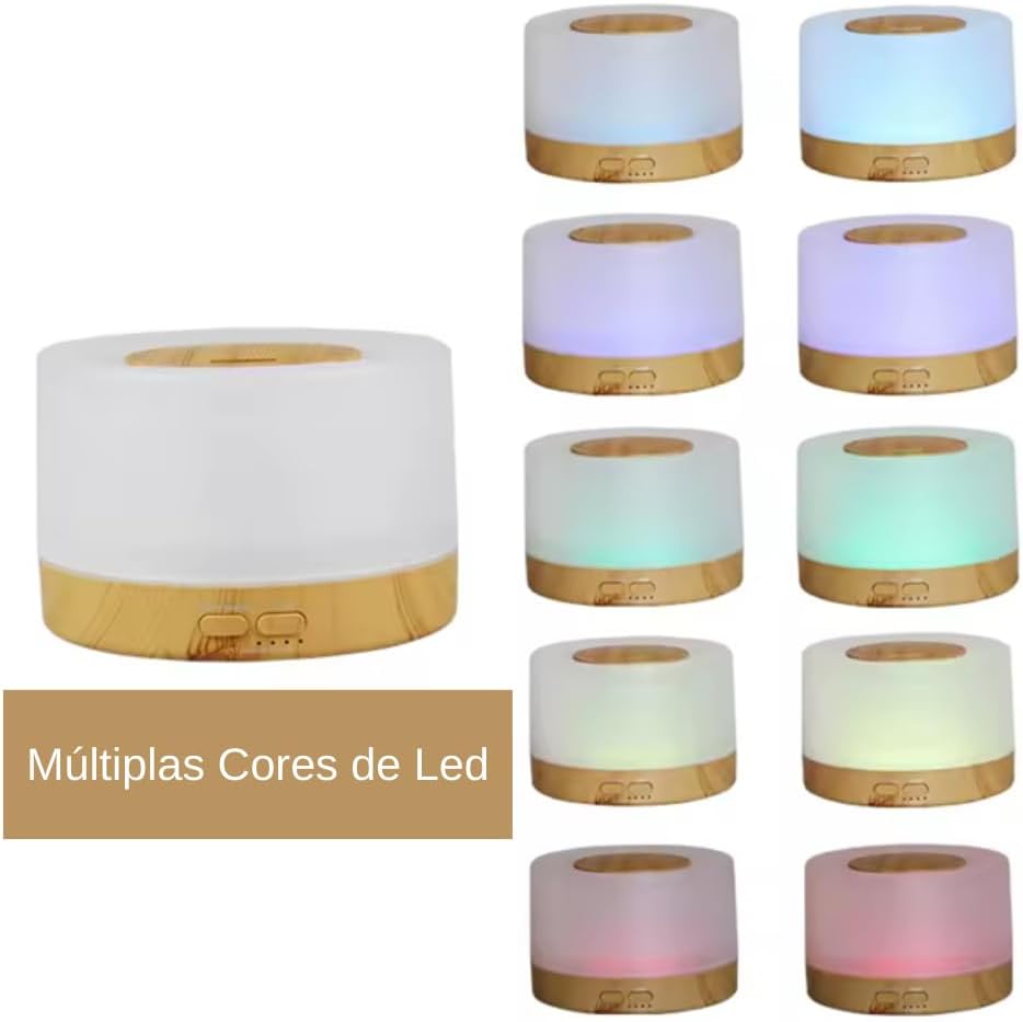 Зволожувач повітря очищувач 3в1 ультразвуковий безшумний аромадифузор 700 мл ∙ Портативний зволожувач VMHouse з LED-нічником для дому - мініатюра 6