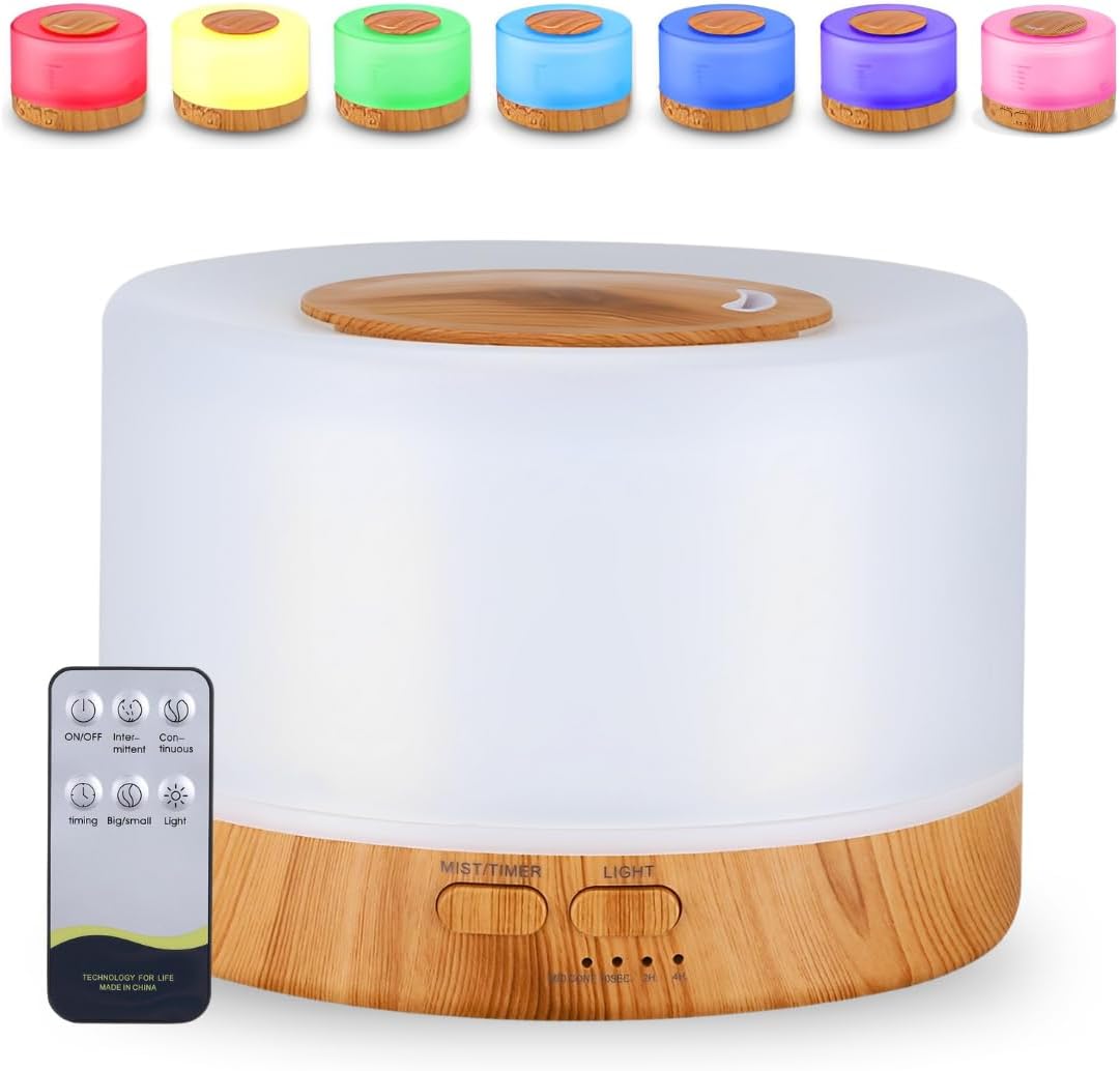 Зволожувач повітря очищувач 3в1 ультразвуковий безшумний аромадифузор 700 мл ∙ Портативний зволожувач VMHouse з LED-нічником для дому - мініатюра 8