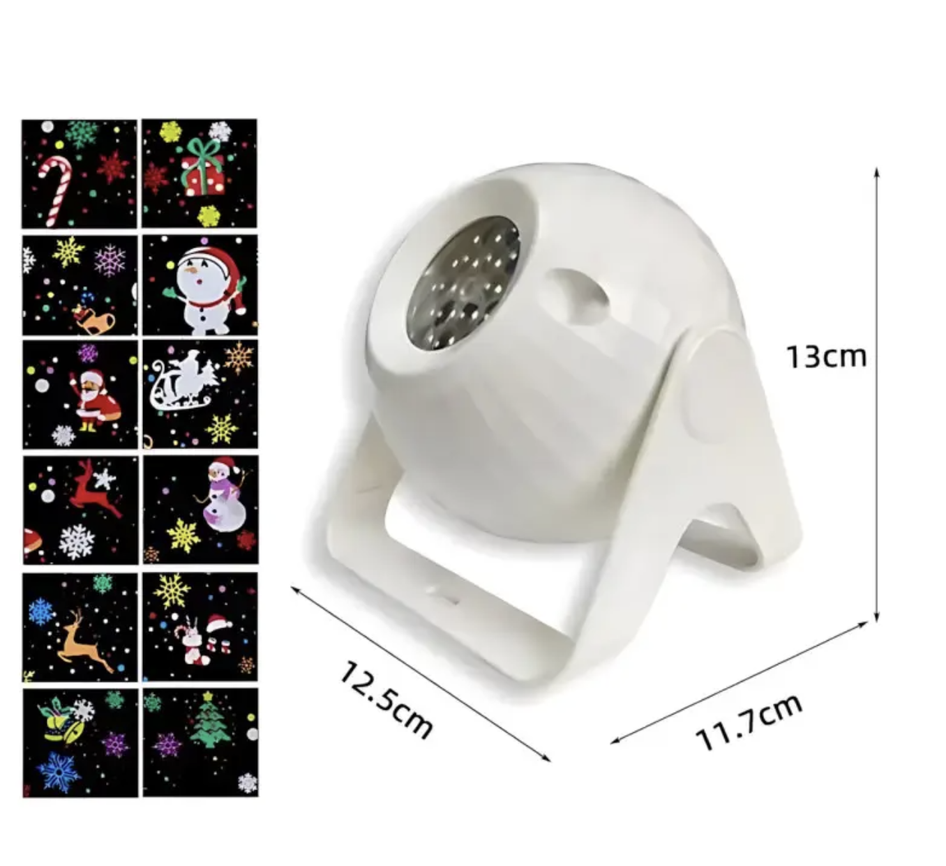 Лазерний проектор XKL-Q8 для декору інтер’єру та фасадів ∙ Проектор XKL-Q8 вологостійкий для дому та вулиці - мініатюра 3