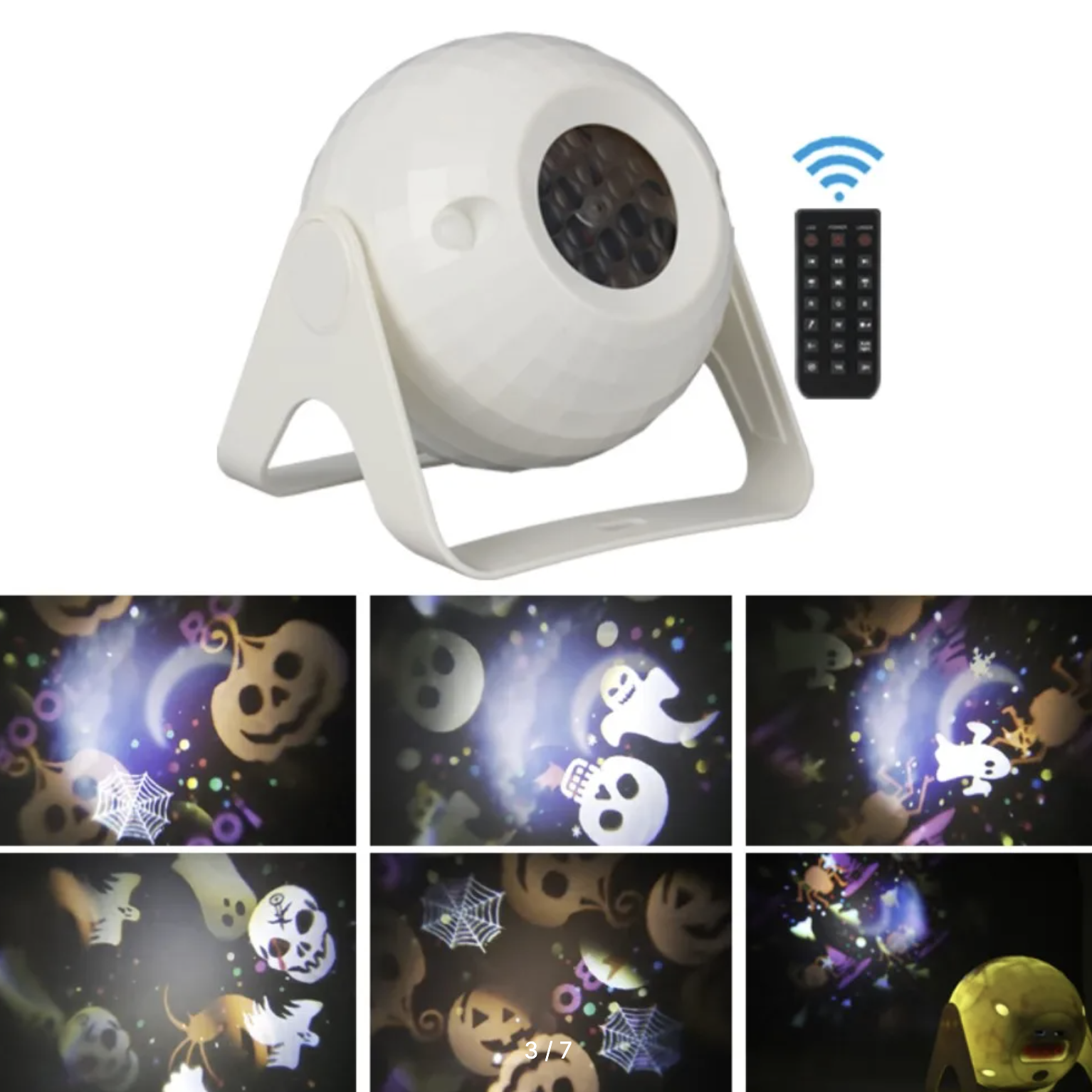 Лазерний проектор XKL-Q8 для декору інтер’єру та фасадів ∙ Проектор XKL-Q8 вологостійкий для дому та вулиці - мініатюра 4