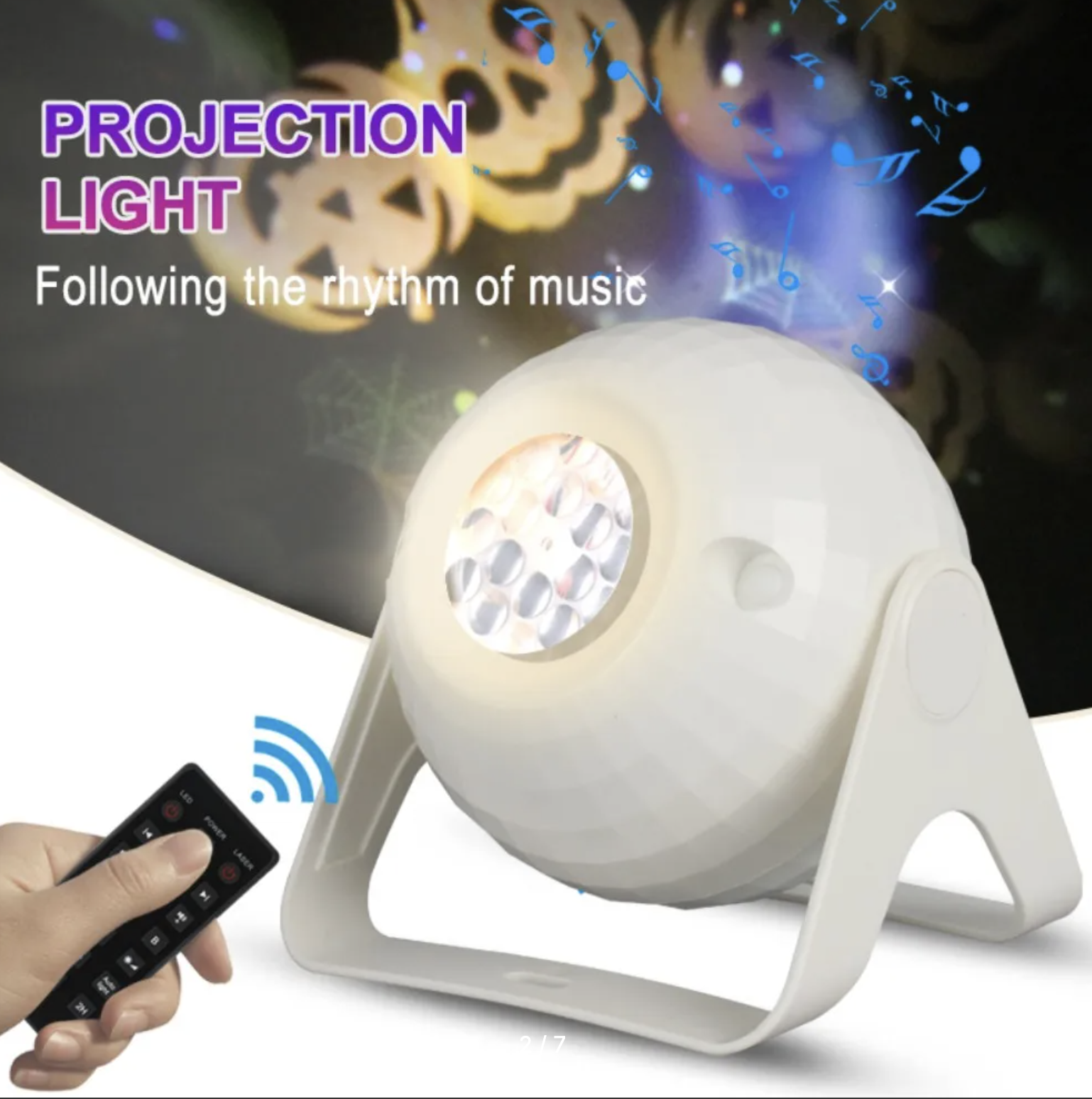 Лазерний проектор XKL-Q8 для декору інтер’єру та фасадів ∙ Проектор XKL-Q8 вологостійкий для дому та вулиці - мініатюра 5