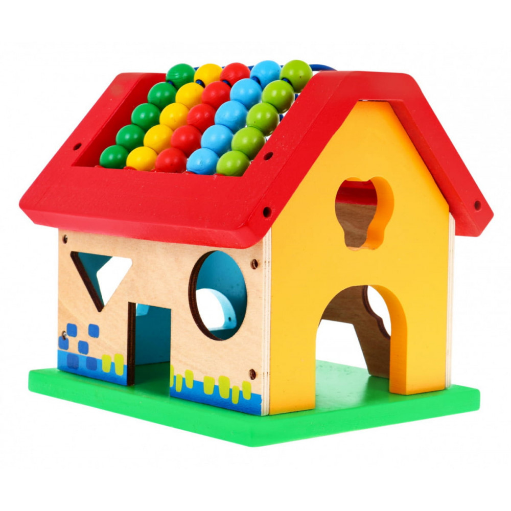 Розвивальний будиночок для дітей з фігурками ∙ Розвивальна іграшка Будиночок для дітей з фігурками