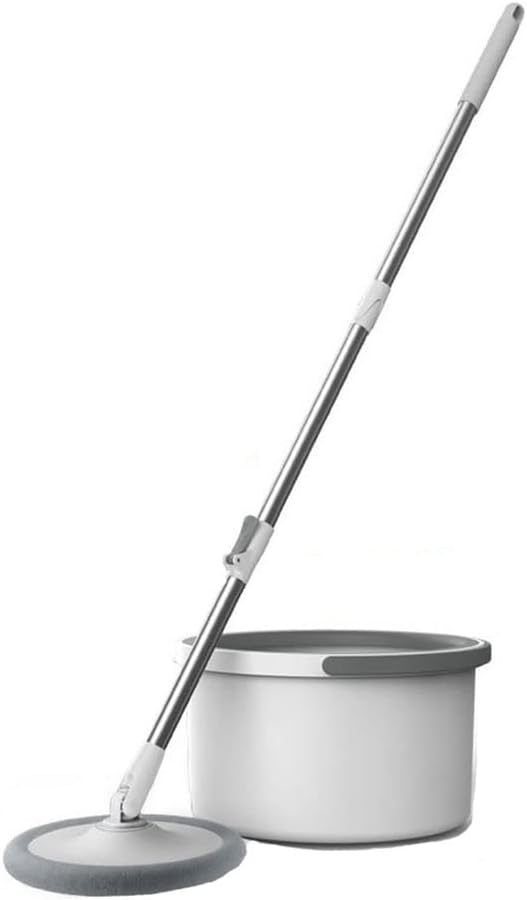 Швабра з обертовою насадкою для миття підлоги в комплекті з відром ∙ Швабра-центрифуга з відром та автоматичним віджимом для підлоги та вікон