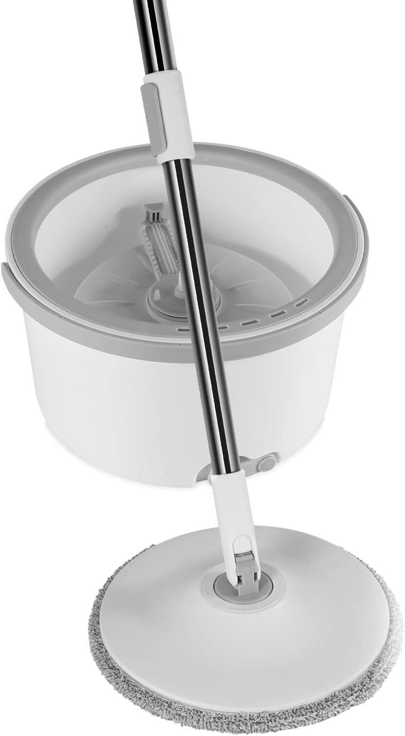 Швабра з обертовою насадкою для миття підлоги в комплекті з відром ∙ Швабра-центрифуга з відром та автоматичним віджимом для підлоги та вікон - мініатюра 5