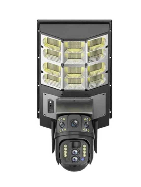 Вулична PTZ камера відеоспостереження з LED-лампою та сонячною панеллю SPM-XA01 ∙ Камера відеоспостереження 4Мп на 2 об'єктива з LED ліхтарем і сонячною панеллю SPM-XA01 - мініатюра 2