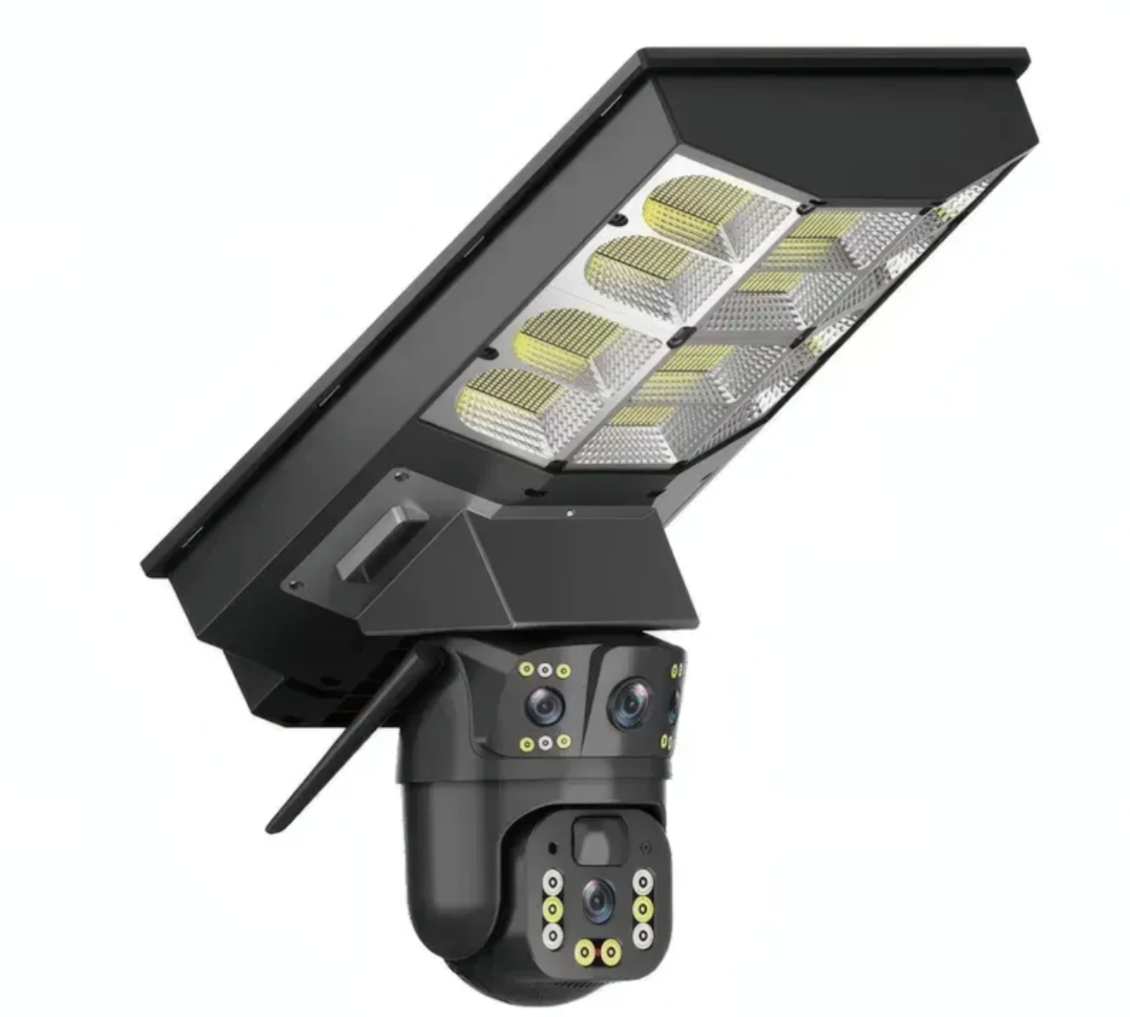 Вулична PTZ камера відеоспостереження з LED-лампою та сонячною панеллю SPM-XA01 ∙ Камера відеоспостереження 4Мп на 2 об'єктива з LED ліхтарем і сонячною панеллю SPM-XA01 - мініатюра 7