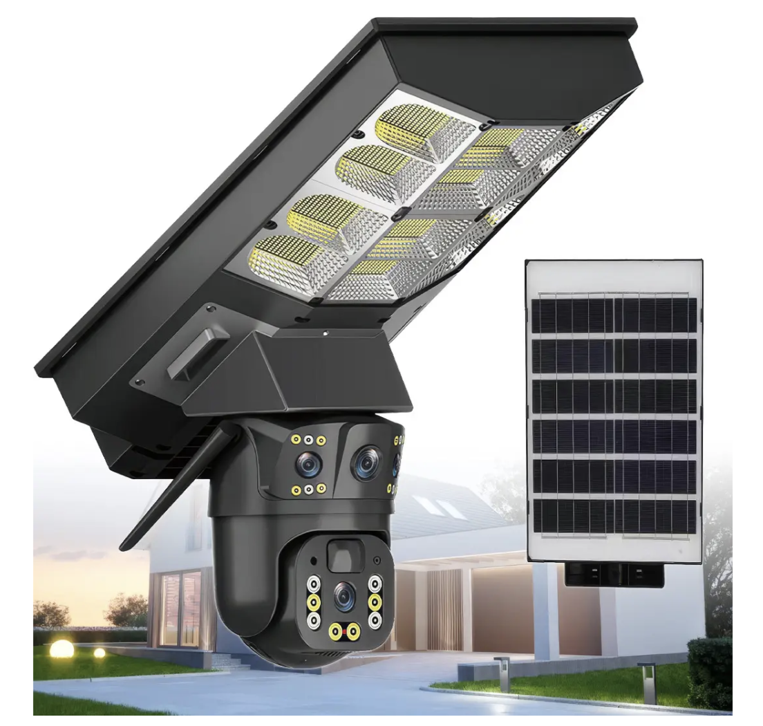 Вулична PTZ камера відеоспостереження з LED-лампою та сонячною панеллю SPM-XA01 ∙ Камера відеоспостереження 4Мп на 2 об'єктива з LED ліхтарем і сонячною панеллю SPM-XA01 - мініатюра 8