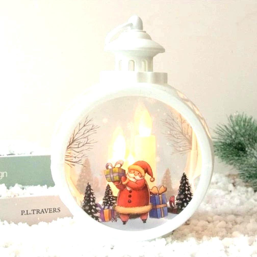 Декоративний різдвяний світильник на батарейках - мініатюра 6