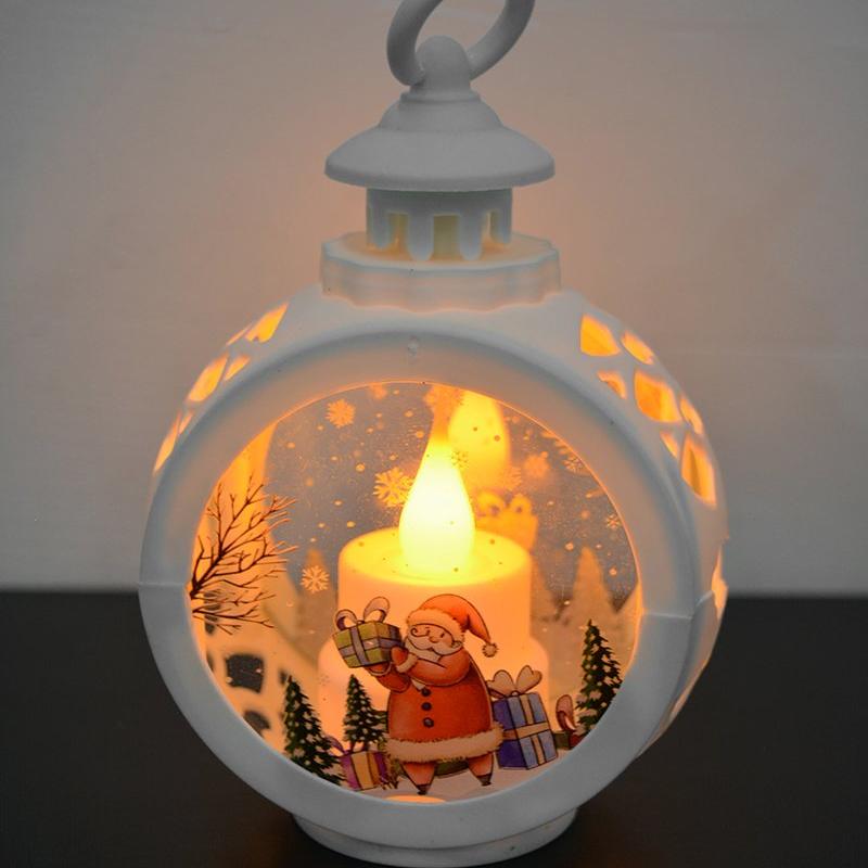 Декоративний різдвяний світильник на батарейках - мініатюра 7