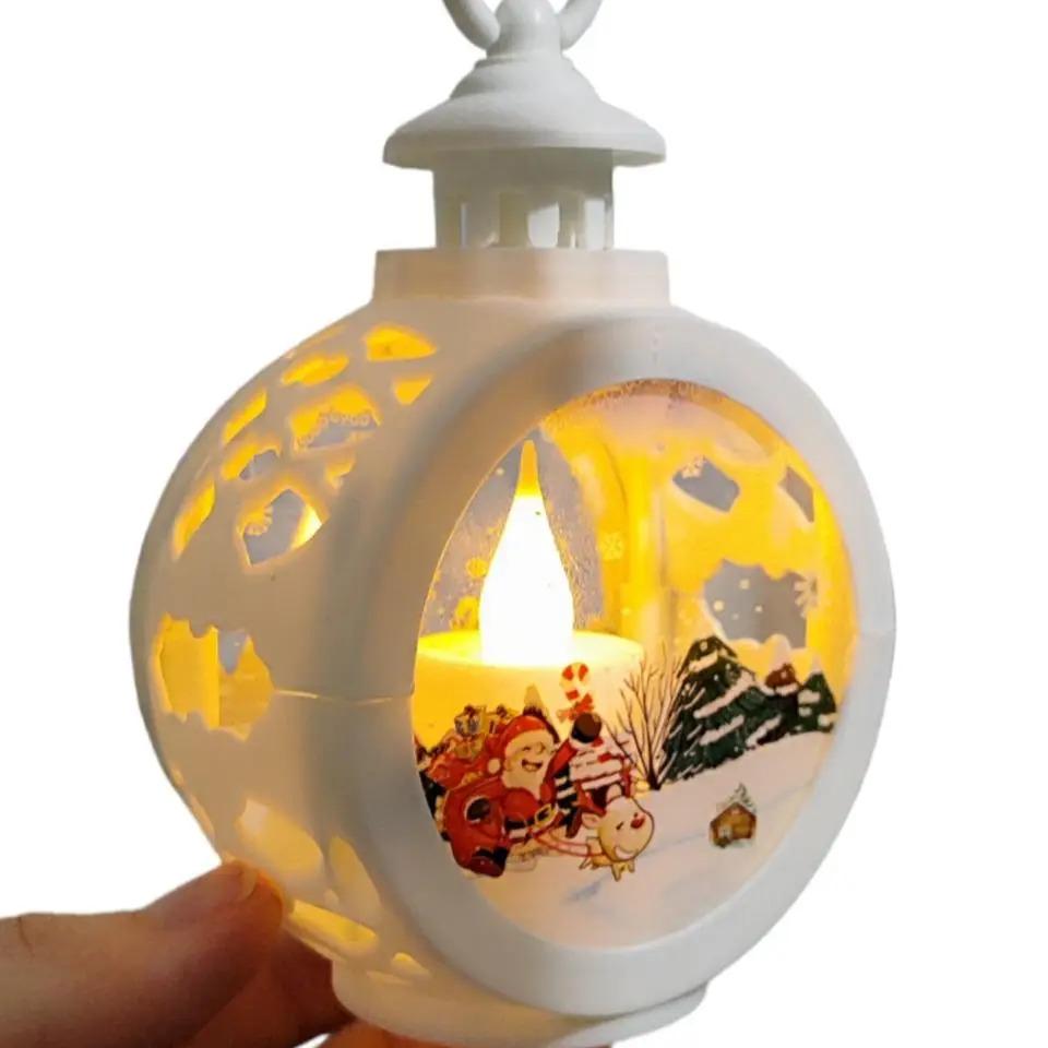 Декоративний різдвяний світильник на батарейках - мініатюра 9