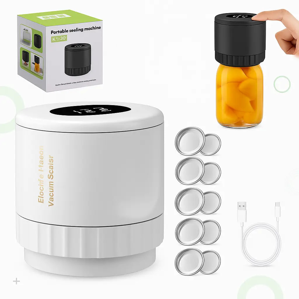 Набір для електричної вакуумної упаковки + кришки - мініатюра 4